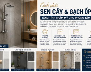 Cách Phối Sen Cây Và Gạch Ốp Lát Tăng Tính Thẩm Mỹ